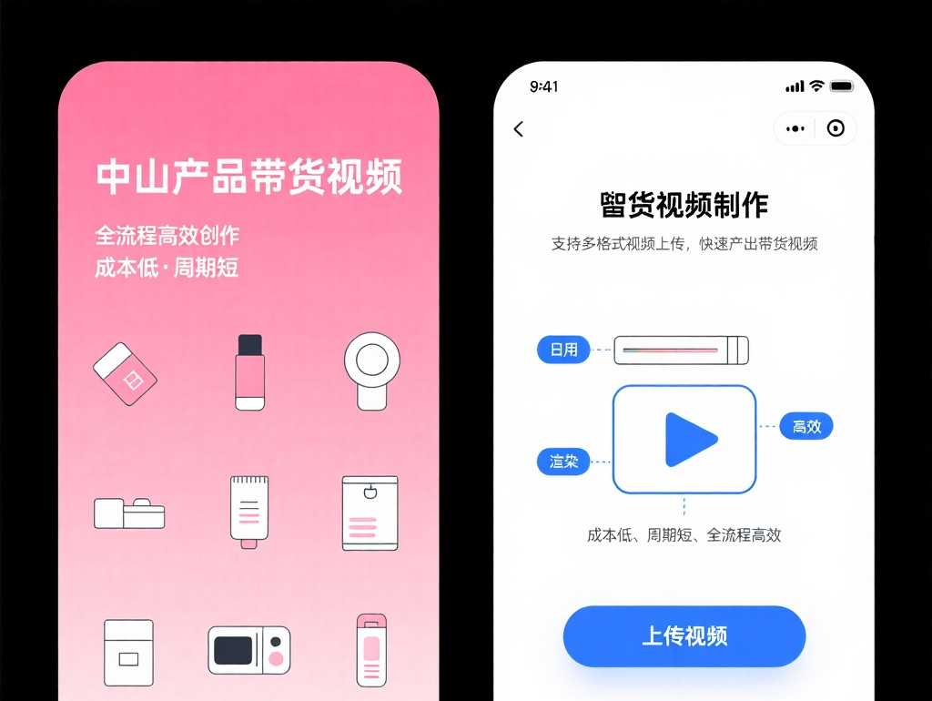 中山产品带货视频制作：成本低周期短的全流程高效创作之选 /宣传片拍摄-企业宣传片拍摄-企业宣传片-三维动画制作-制作宣传片公司-影视公司